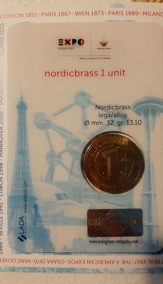 Monete commemorative expo 2015