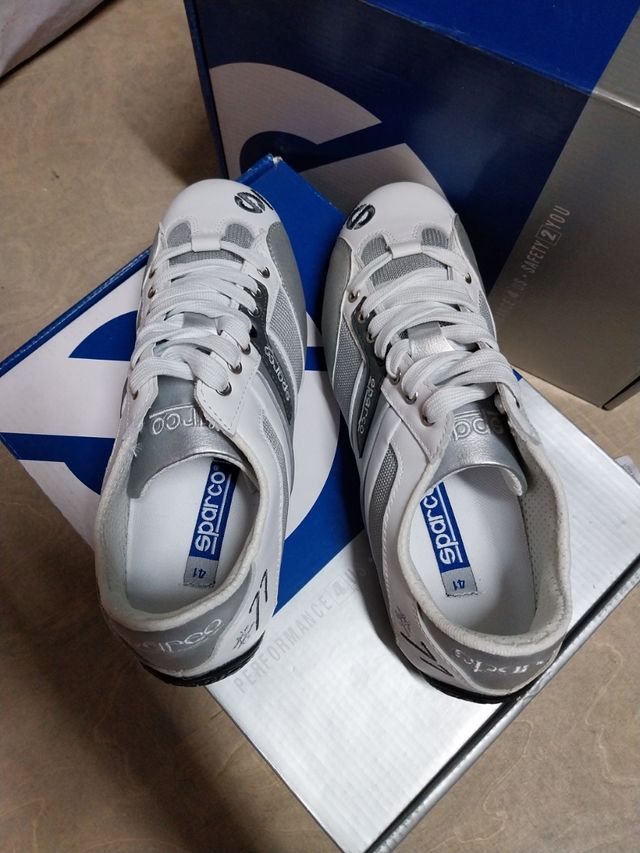 Zapatilla sparco Time 77 Blancas talla 41