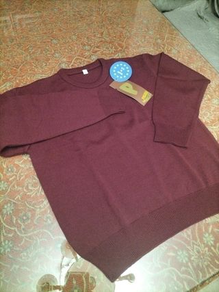 Jersey uniforme unisex burdeos