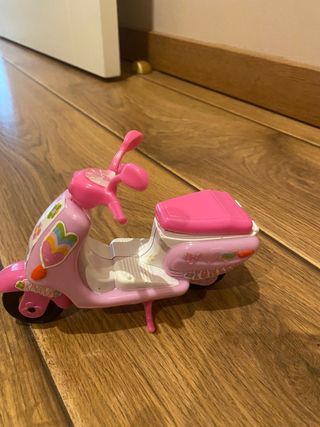 Moto barriguitas rosa