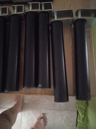 Juego de seis patas de canapé,