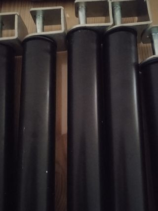 Juego de seis patas de canapé,