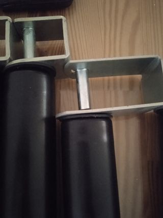 Juego de seis patas de canapé,