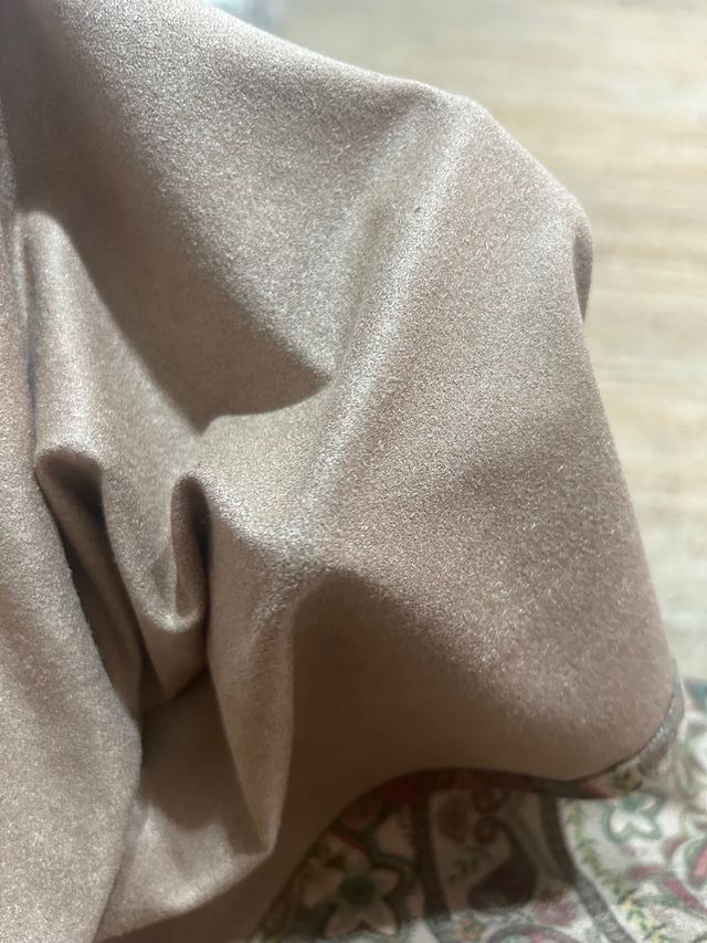 Cárdigan fino efecto antelina marrón Springfield