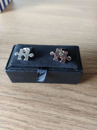 Caja Joyero para Gemelos de Boda Novio u hombre