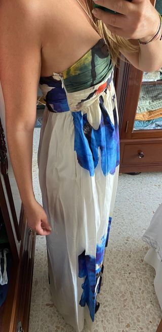 vestido de seda