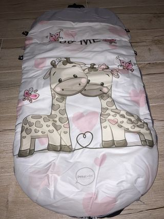 Saco coche bebé jirafa Peke baby