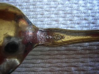 Antica posateria in argentone