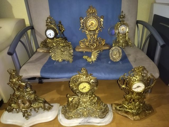 orologi antichi in bronzo grandi e pesanti