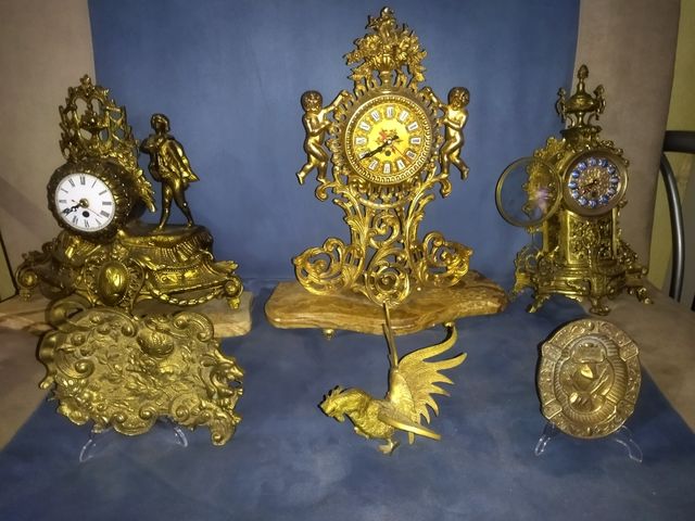 orologi antichi in bronzo grandi e pesanti