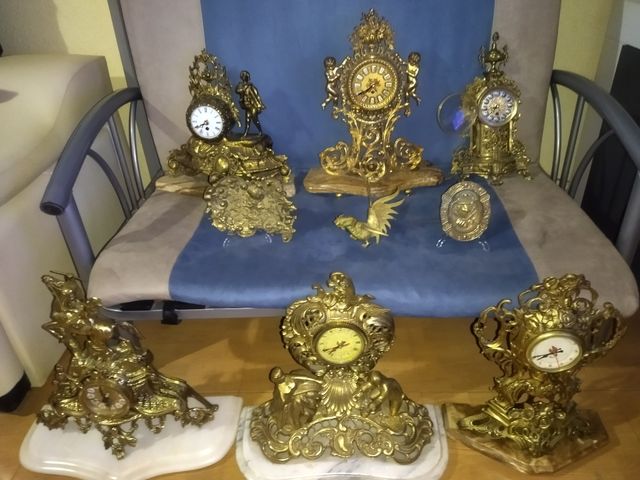 orologi antichi in bronzo grandi e pesanti