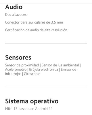 Móvil Xiaomi Redmi Note 11