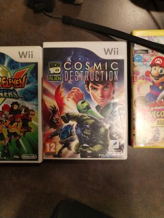Wii con distintos juegos