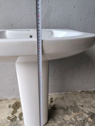 Lavabos nuevos de obra