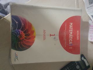 Libro matemáticas 1° bachillerato