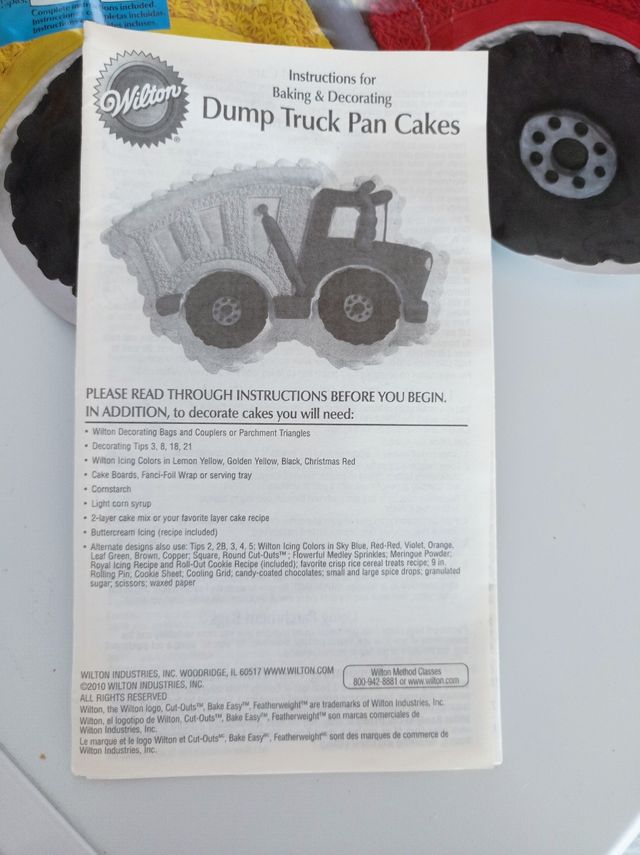 molde tarta camión de basura y tractor