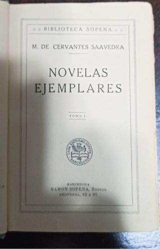 NOVELAS EJEMPLARES (I y II) (LB10)