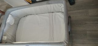 cuna colecho next2me,con nórdico, funda, prot y sa