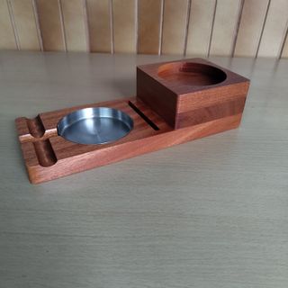 Cinzeiro de charuto madeira maciça