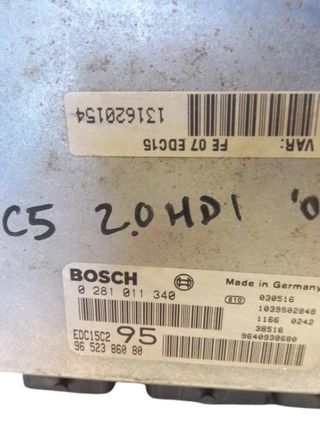 Centralita motor uce 96523860800 Citroen C5 I (Fas