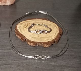Pulsera acero símbolo infinito