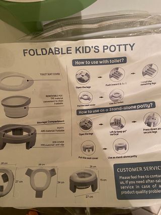 Reductor WC niños portátil