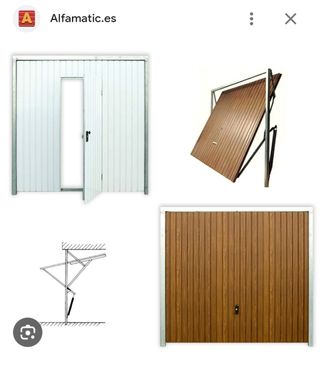 Puerta cochera garage entrada peatonal Impecable