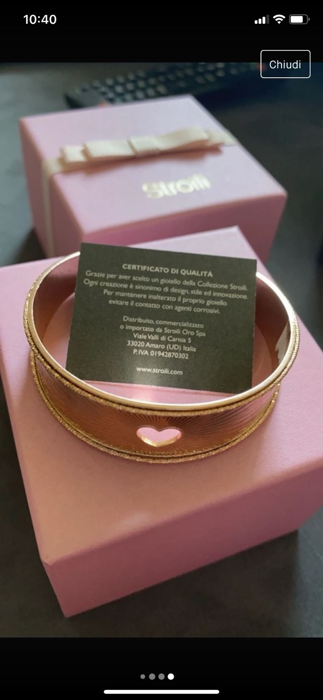 Bracciale bangle bronzo 