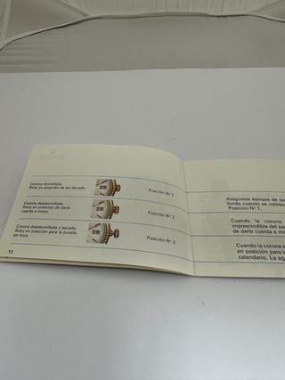 Libreto Su Rolex Oyster año 1979