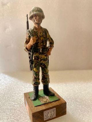 soldado americano, coleccion figuras plomo
