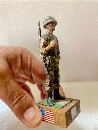 soldado americano, coleccion figuras plomo