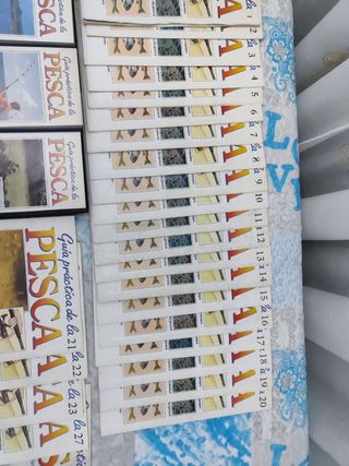 Cintas video vhs y revistas de pesca