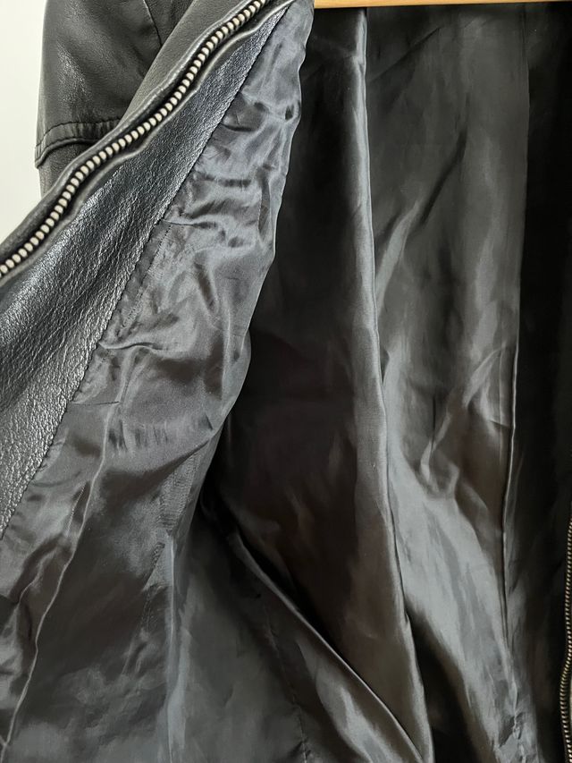 Chupa de cuero mujer.cazadora piel.Chaqueta marrón