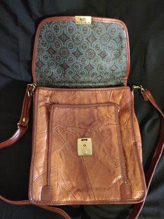 CARTERA DE PIEL MARRÓN