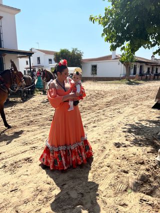 bata rociera mama y bebe