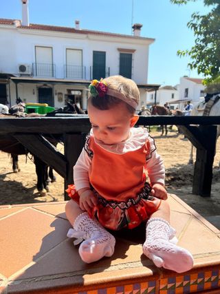 bata rociera mama y bebe