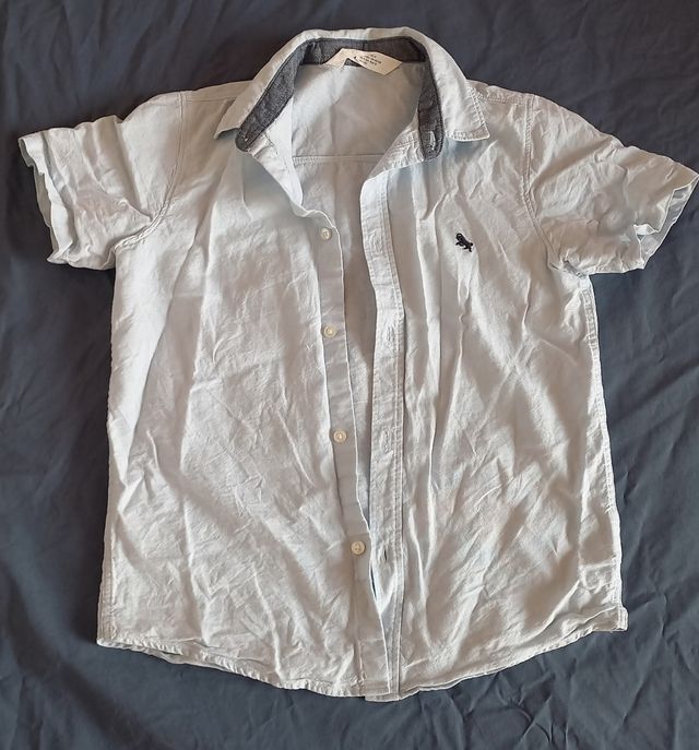 camisa manga corta niño 8-10 años