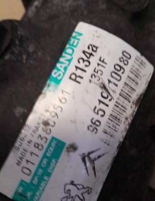 Compresor aire acondicionado 01183809561 Citroen C