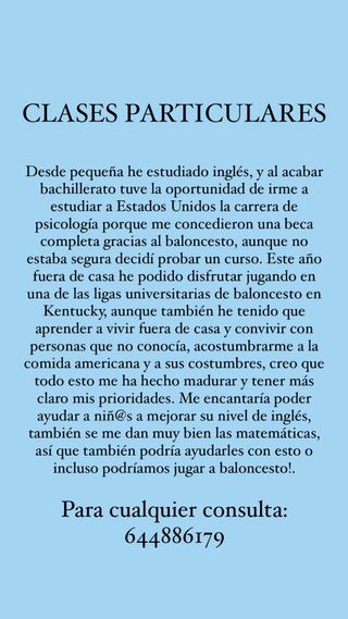Clases Particulares