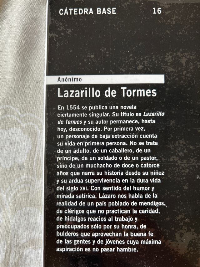 Lazarillo de Tormes