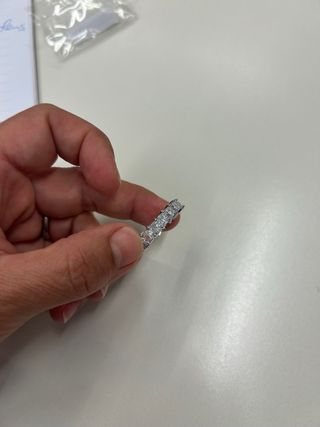 anillo alianza circonitas talla princesa