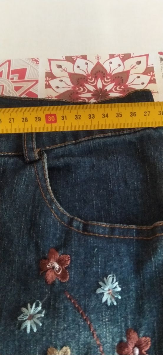 Falda vaquera elástica 