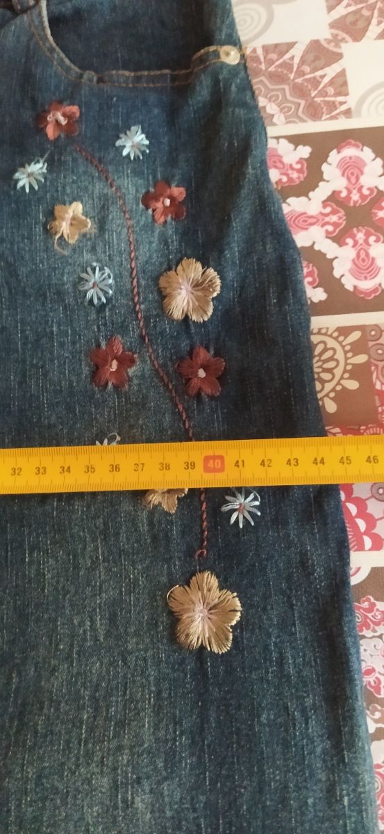 Falda vaquera elástica 