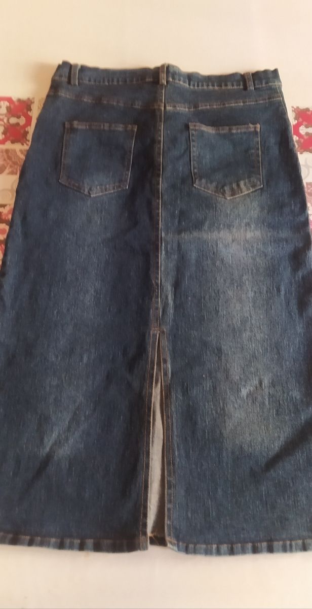 Falda vaquera elástica 