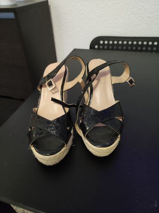 zapatos suela alta marca H&D moda española