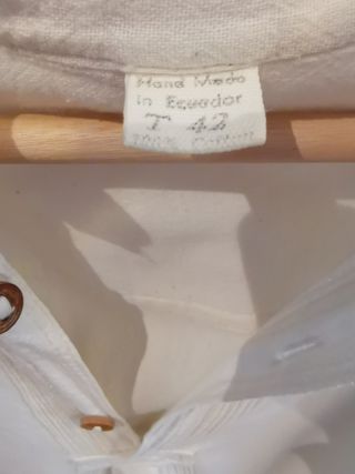 Camisa Blanca Artesana