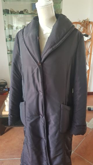 Cappotto piumino viola