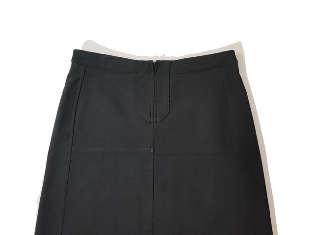 Alberta Ferretti/ Falda midi negra T:36