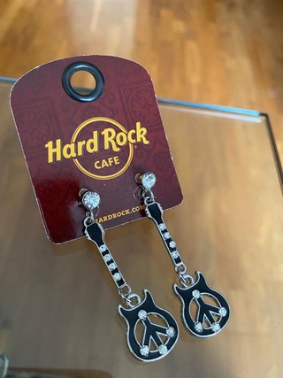 Pendientes/originales HARD ROCK CAFE