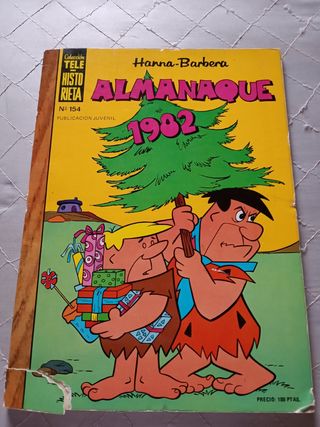 Libro Comic Almanaque 1982 Hanna Barbera